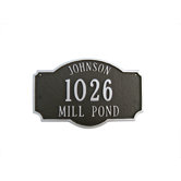 Montague Standard Address Plaque