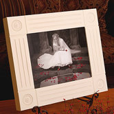 Elegant Grooved Rosette Memory Box