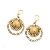 Angel Coin Chandelier Earrings