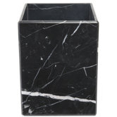 Luna Marble Wastebasket