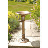 Bird Bath with Solar Light