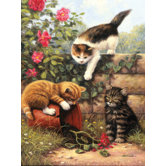 Painting by Numbers Junior Small Kitten At Play Set