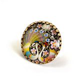 Peacock 1960s Retro Ring