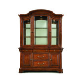 Evolution China Cabinet in Distressed Rich Auburn