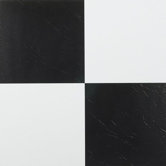 Nexus 12" x 12" Vinyl Tile in Black and White