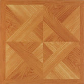 Nexus 12" x 12" Vinyl Tile in Light Oak Diamond Parquet