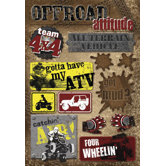 Cardstock Stickers Off Road