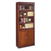 Huntington Club 72" H Bookcase with Lower Doors