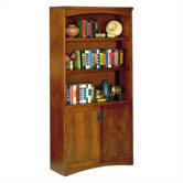 California Bungalow 70" H Bookcase with Lower Doors