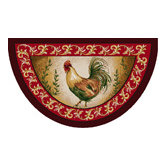 Prancing Rooster Kitchen Rug
