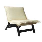 Casual Fabric Lounge Chair