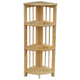 4 Tier Corner Folding Bookcase