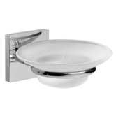Bathroom Glass Soap Dish and  Holder