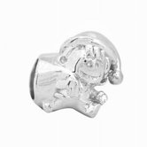 Sterling Silver Xmas Boy Charm Bead
