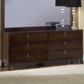 Legend Wood 6 Drawer Standard Dresser