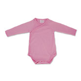 Soy Organic Kimono Bodysuit in Cotton Candy Pink