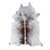 Natural Cowhide Brown Freckles Rug
