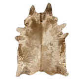 Natural Cowhide Honey Rug