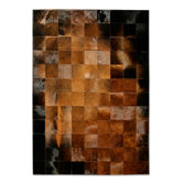 Patchwork Cowhide Park Normand Rug