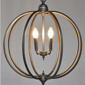Globe 4 Light Chandelier