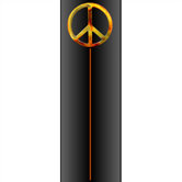Peace Sign Garden Stake
