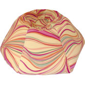 Swirl Print Bean Bag Chair