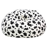 Cow Print Bean Bag Chair