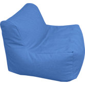 Wet Look Sectional Bean Bag Lounger