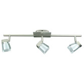 Ice 3 Light Track Light in Steel Blank