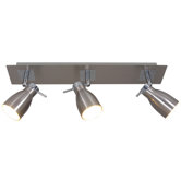 3 Light Wall Track Light in Chrome