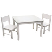 Tisch- und St&uuml;hle-Set "Classic White"