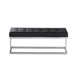 Viceroy Faux Leather Bench