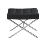 Mercer Faux Leather Bench