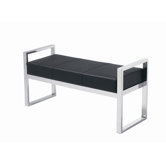 Darby Faux Leather Bench