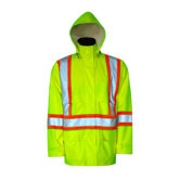 Safety Maxx 150D Hooded Safety Jacket