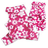 Full Blossom Fleece Turtleneck Dog Pajamas / Bodysuit