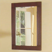 Park Avenue Bathroom Vanity Mirror in Dark Cherry