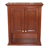 Kensington Bathroom Tank Topper Cabinet in Cinnamon
