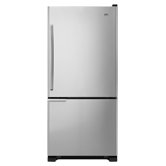 Spill-Catcher(TM) Shelves Bottom-Freezer Refrigerator