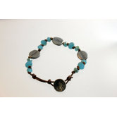 Strength Glass Bead Bracelet