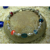 Colors of Friends Glass Bead Bracelet
