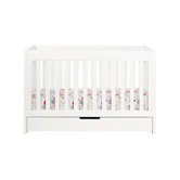 Mercer 3-in-1 Convertible Crib with Toddler Rail, Modo Changing Table, and Modo 5-Drawer Dresser
