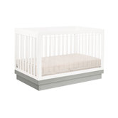 Acrylic Harlow 3-in-1 Convertible Crib