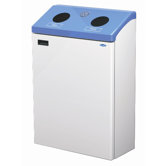 Two Stream Wall Mounted Recycling Station