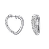 Cubic Zirconia Huggie Earring