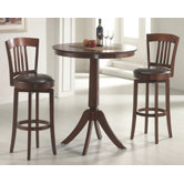 Plainview Bar Height Bistro Table with Canton Stools