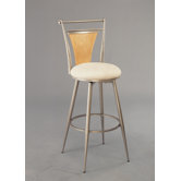 London 30" Swivel Bar Stool in Champagne
