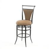 Cierra 26" Swivel Counter Stool - Bear Fabric