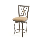 Brookside Diamond Back Swivel Counter Stool