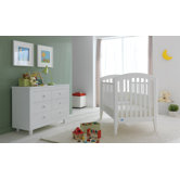 Gala Crib Set in White